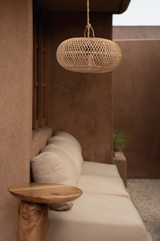 Wholly rotan hanglamp 40 cm – warm natuurlijk lichtspel