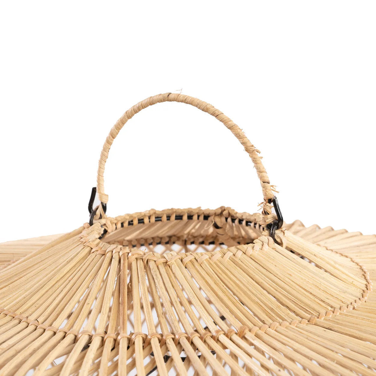 Batu Bolong hanglamp naturel – open geweven statement