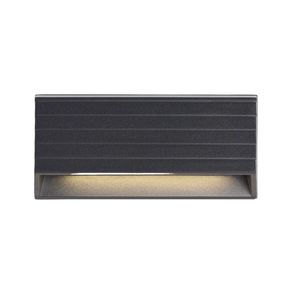 Industriële zwarte muurlamp Jur met geïntegreerde LED