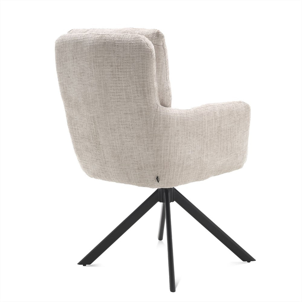 Eetkamerstoel Nobel Beige Toffee – Set van 2