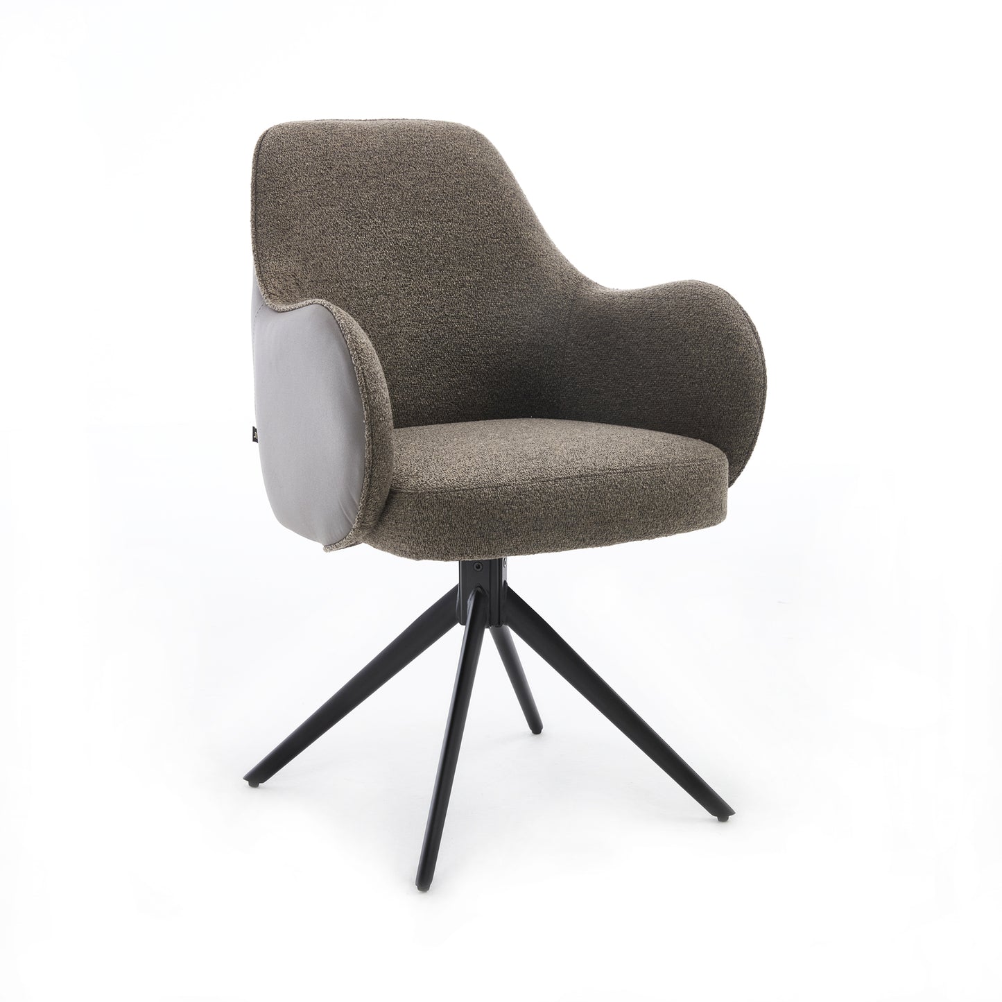 Eetkamerstoel Kyler Ash – rijk gestoffeerd & krachtig silhouet