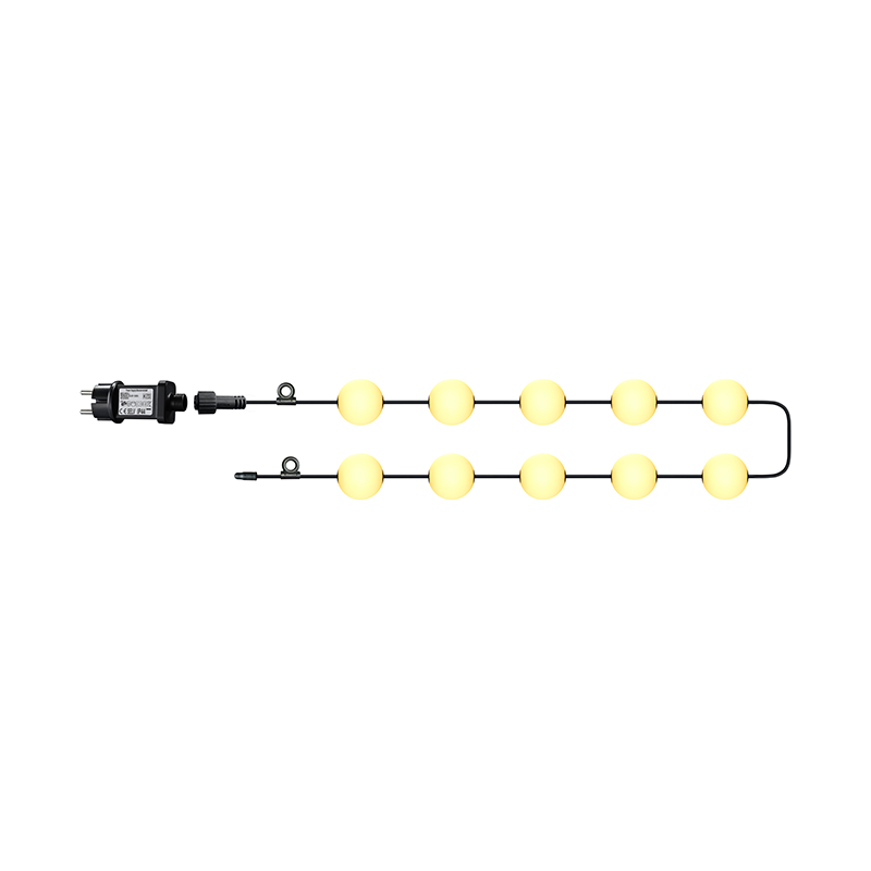 Rimisa Lichtbollen Snoer 10cm - IP65 Waterdicht - Keuze uit 5 Lengtes