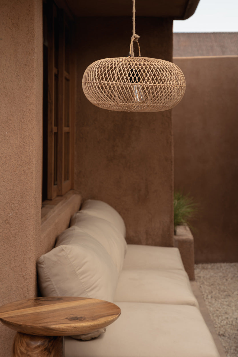 Wholly rotan hanglamp 40 cm – warm natuurlijk lichtspel