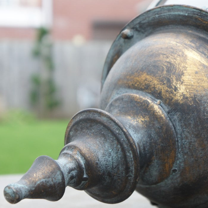 Hanglamp Tiemen antiek | Klassieke hanglamp met glas