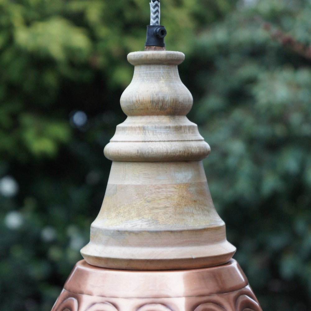 PTMD Danish Print Hanglamp Ø33 cm – Koper