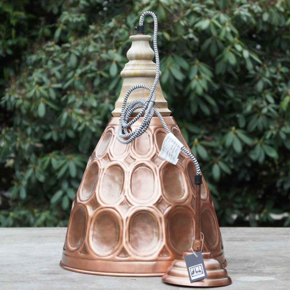 PTMD Danish Print Hanglamp Ø33 cm – Koper