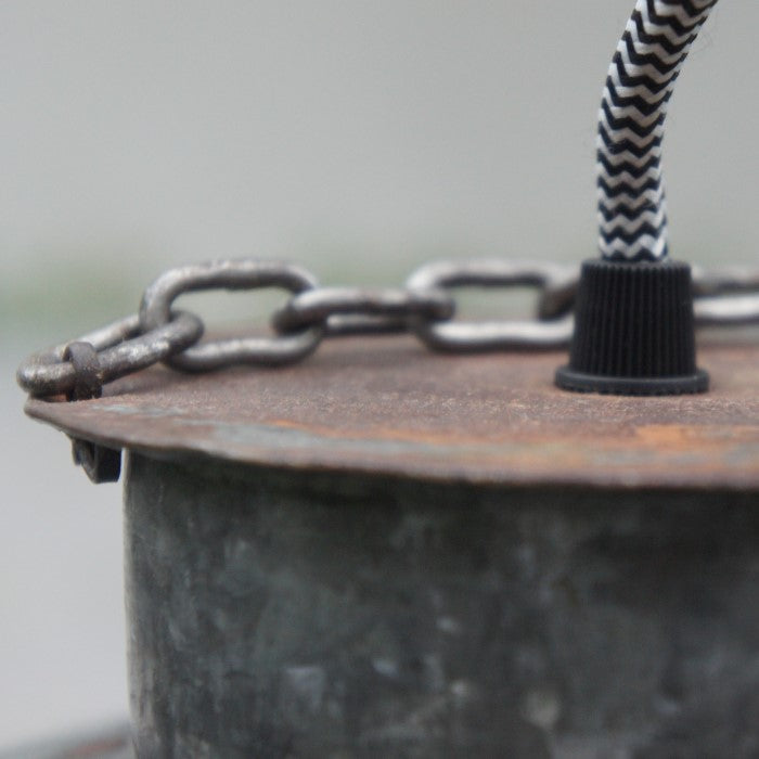 Industriële hanglamp plaatstaal – stoere metalen designlamp