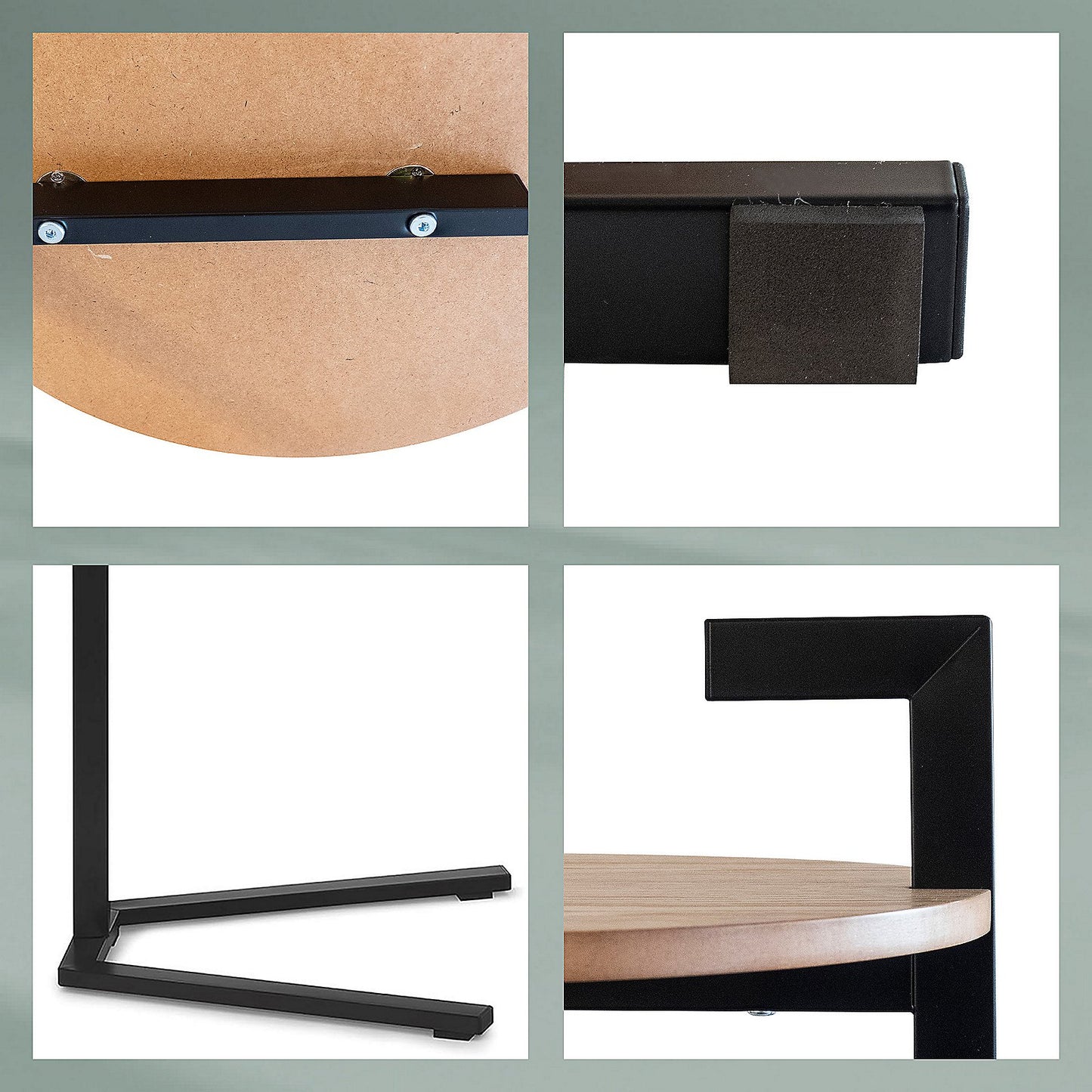 Organische Eiken Bijzettafel – Naturel Design