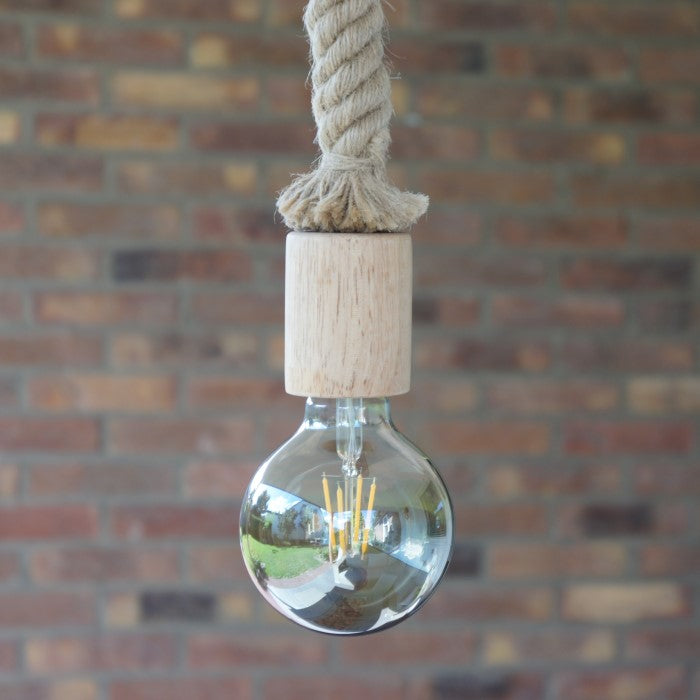 Rustieke touwlamp pendellamp Leonardo 115 – natuurlijke sfeerverlichting