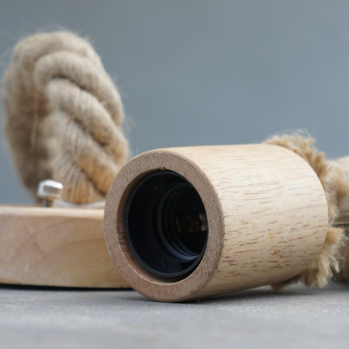 Rustieke touwlamp pendellamp Leonardo 115 – natuurlijke sfeerverlichting