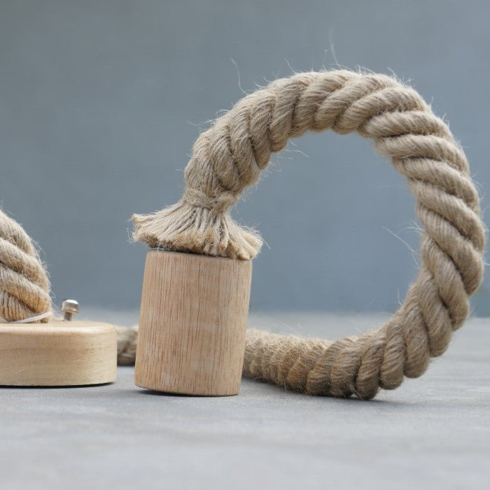 Rustieke touwlamp pendellamp Leonardo 115 – natuurlijke sfeerverlichting