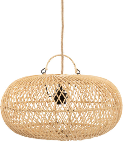 Wholly rotan hanglamp 40 cm – warm natuurlijk lichtspel