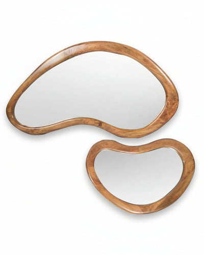 By Mooss houten spiegel – organisch design