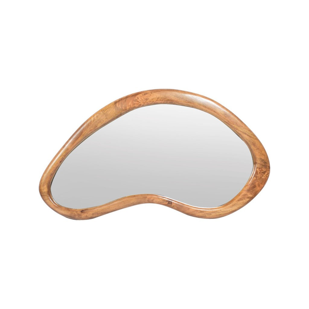 Organische houten spiegel van Hoogendam interiors