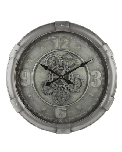 Radarklok Darlington S Ø62 cm – Industriële Tandwiel Wandklok