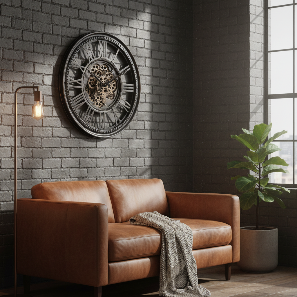 Radarklok California Metaal – Stoere Wandklok voor je Woonkamer - CustomAI setting