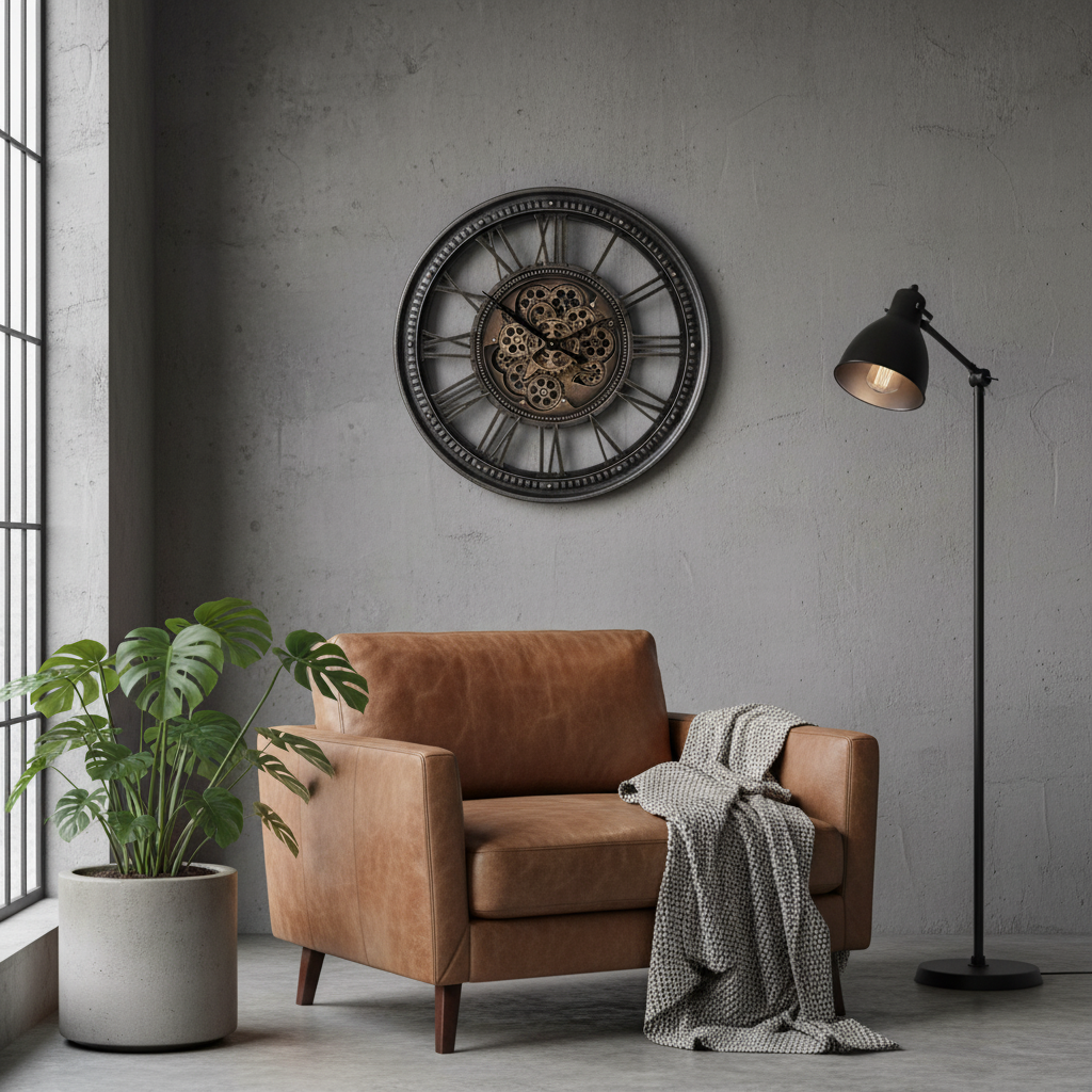 Radarklok California Metaal – Stoere Wandklok voor je Woonkamer - CustomAI setting