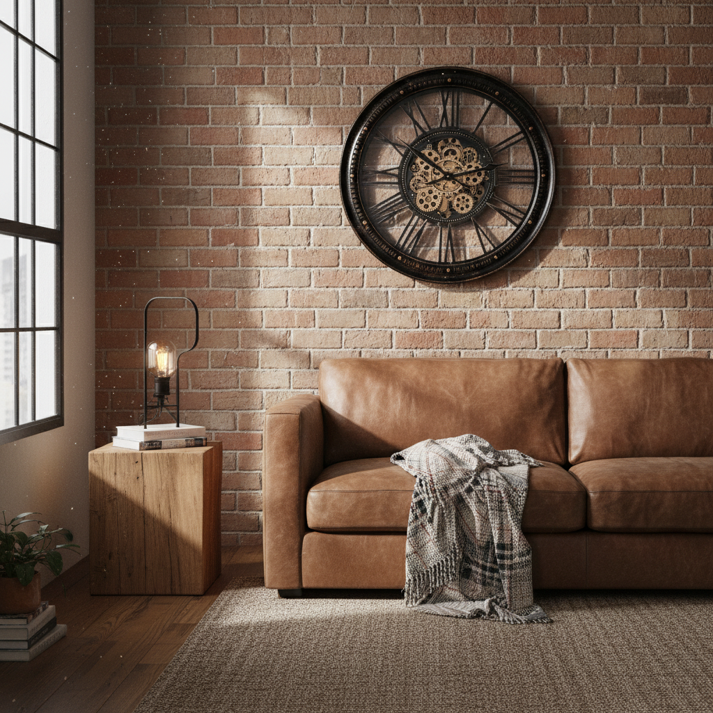 Radarklok Zwart Metaal – Stoere blikvanger met bewegende tandwielen - CustomAI setting