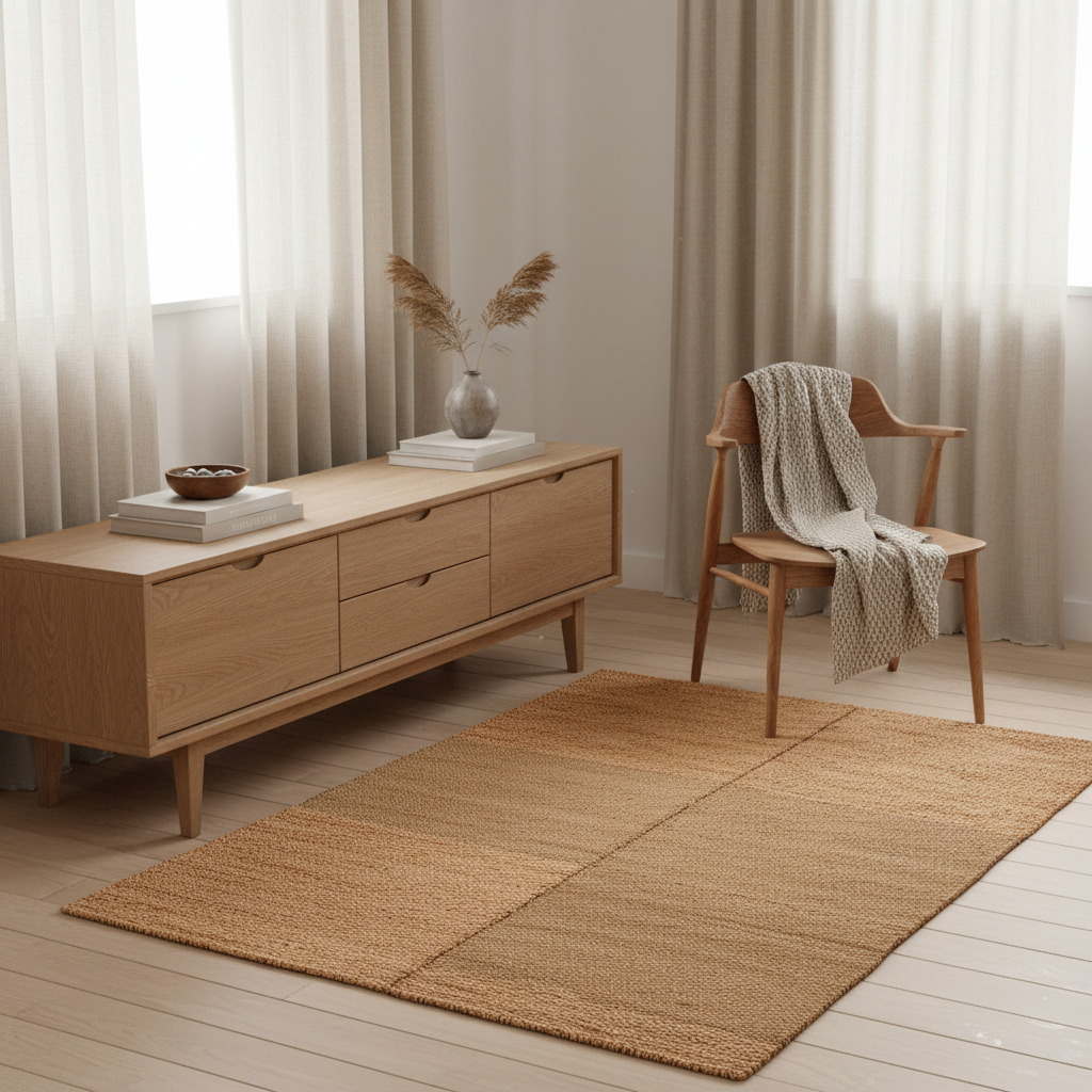 Paddle Field vloerkleed - naturel - 280x175 - Japandi setting