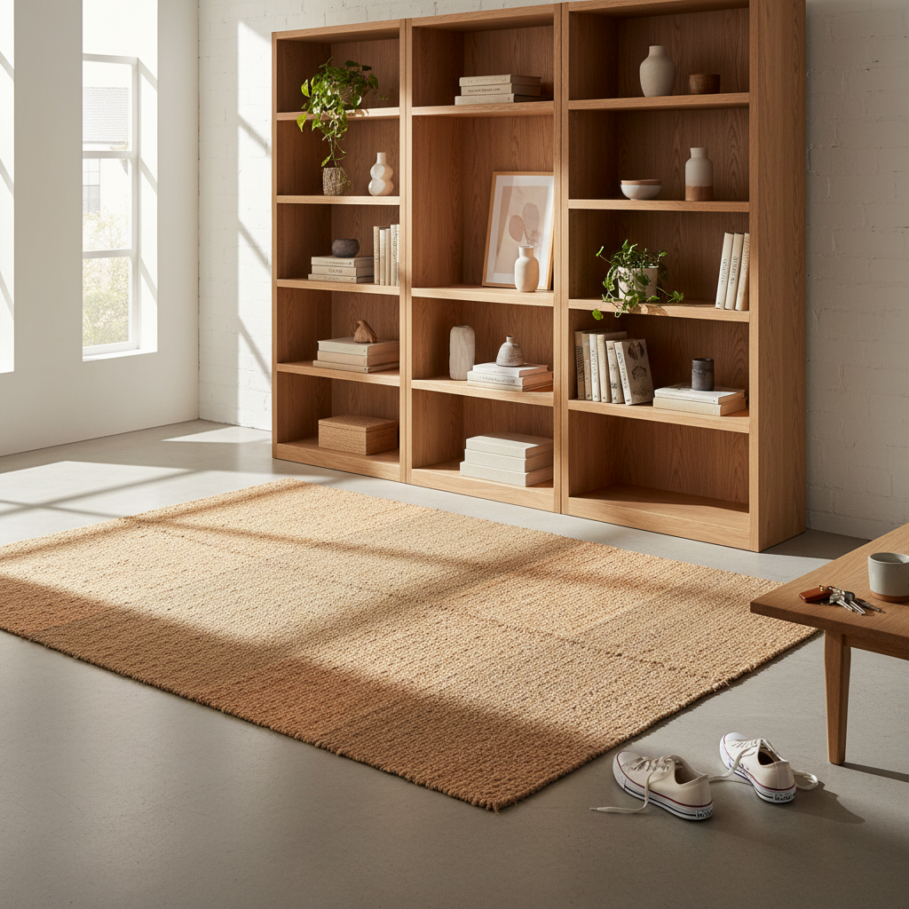 Paddle Field vloerkleed - naturel - 280x175 - Japandi setting