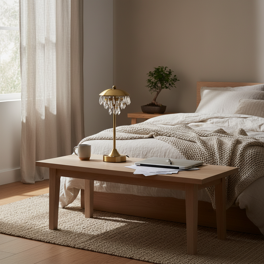 De Chandelette LED-tafellamp - Japandi setting