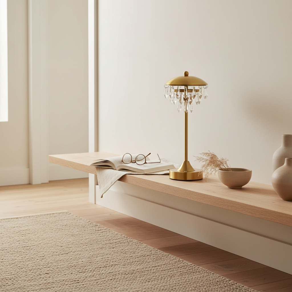 De Chandelette LED-tafellamp - Japandi setting