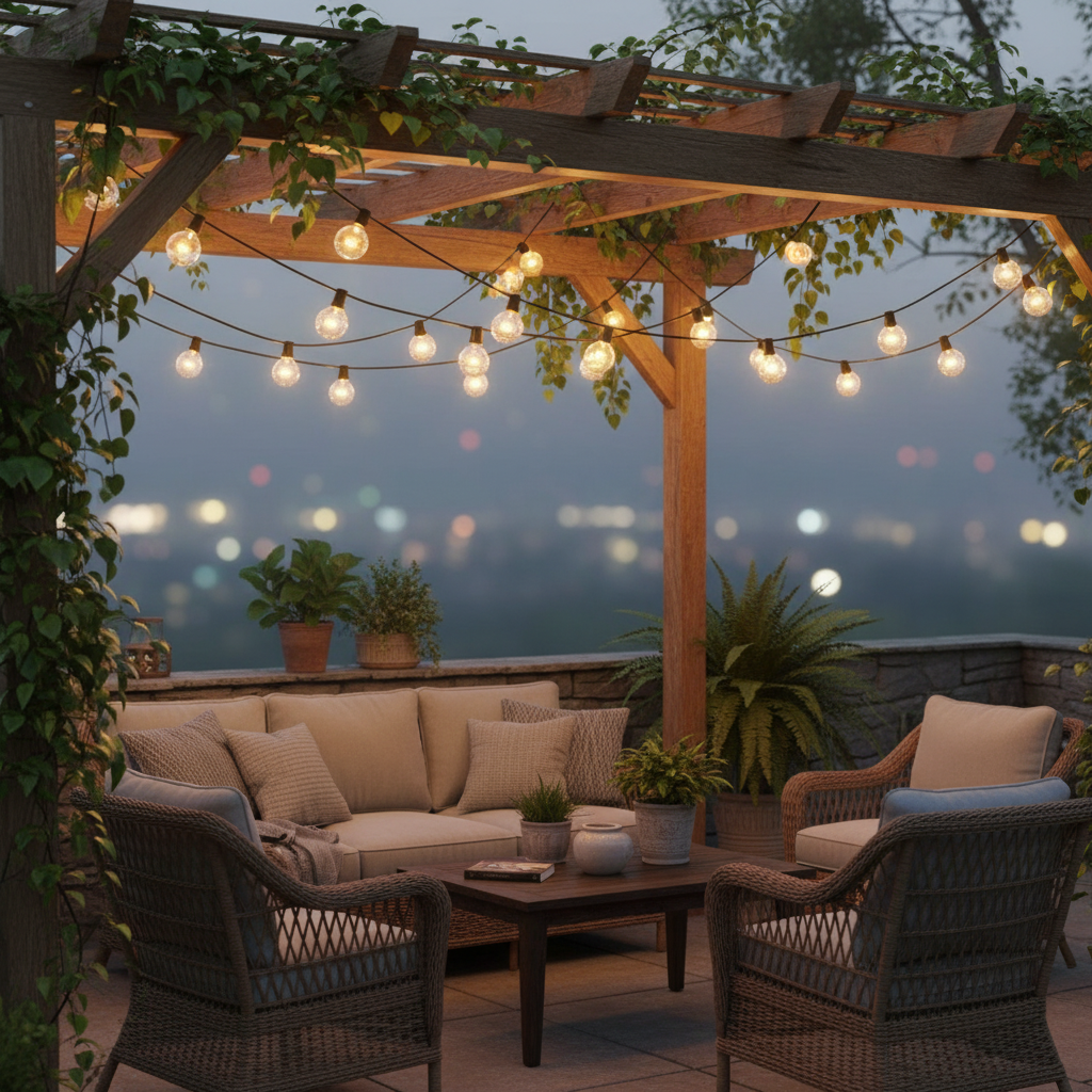 Prikkabel Zwart Rubber 20M - Stevige Buitenverlichting voor Gezellige Sfeer - CustomAI setting