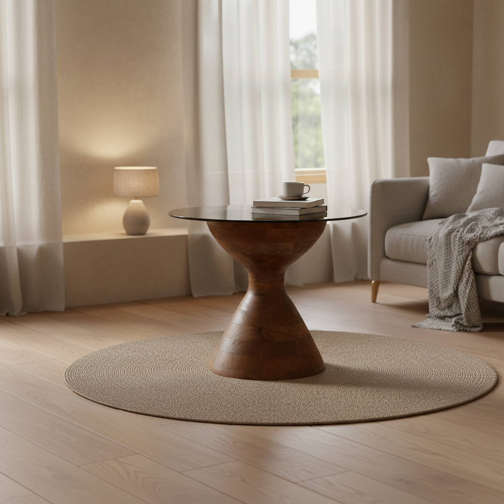 rimisa bijzettafel yves 57 walnoot look glas sfeer 04