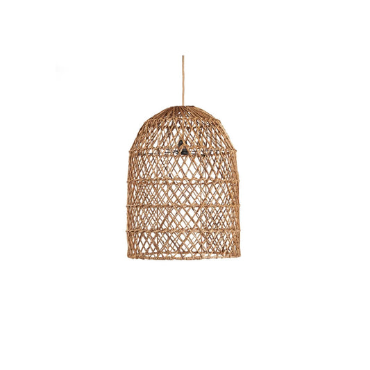 Xiomara Hanglamp Bananenblad Naturel: Handgevlochten Warmte voor je Huis