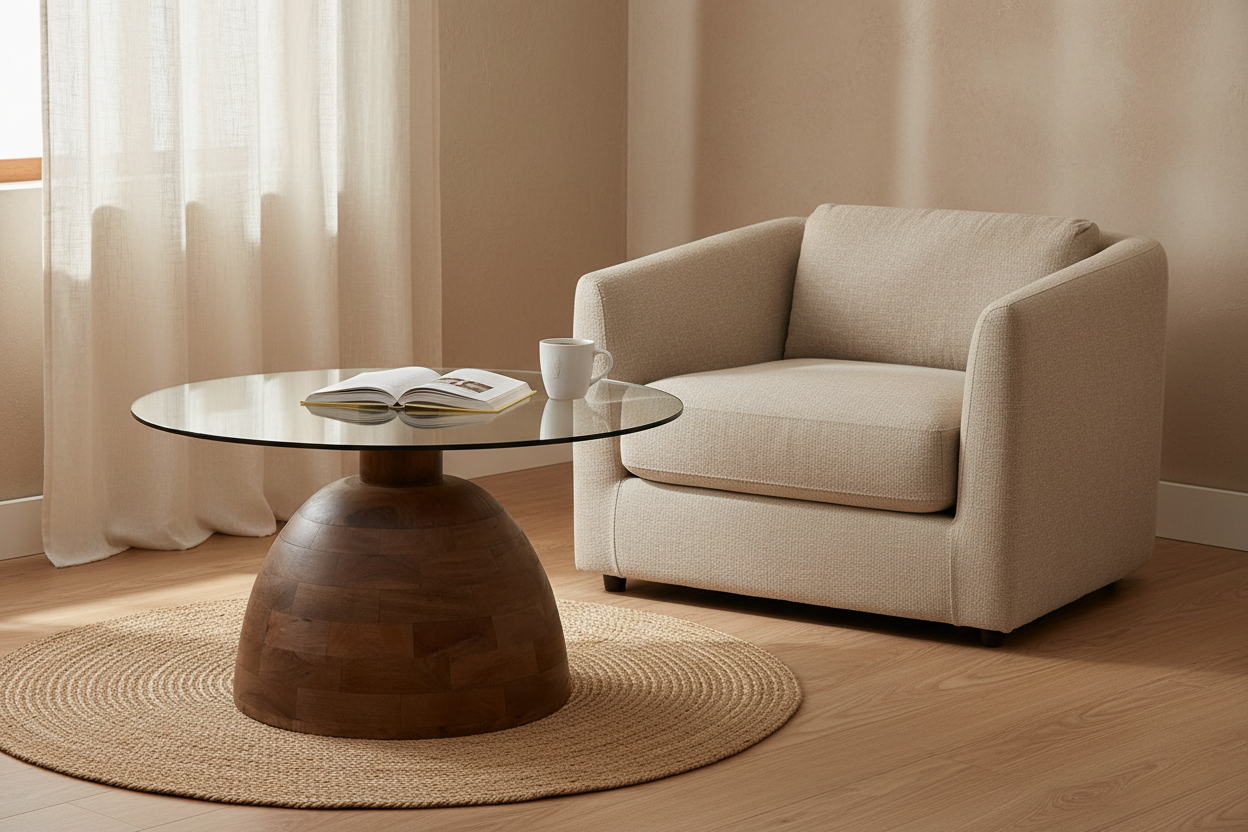 rimisa salontafel christian 78 mangohout rookglas lifestyle 01