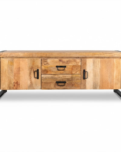 Britt tv-meubel 150 cm – massief mango hout met karakter