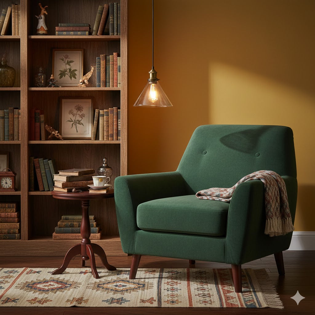 Hanglamp Valentino brons zwart met glas Ø24 cm