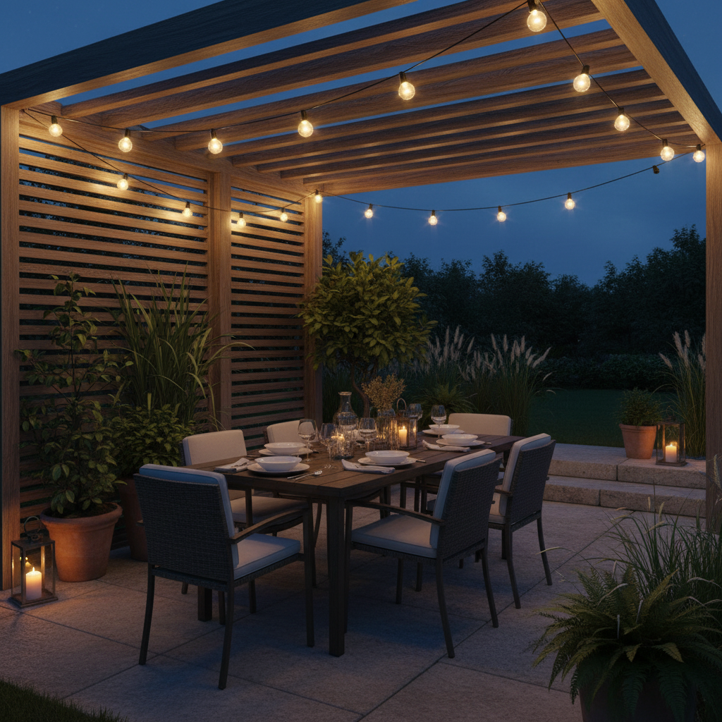 Zwarte Rubber Prikkabel 20M - Gezellige buitenverlichting - CustomAI setting